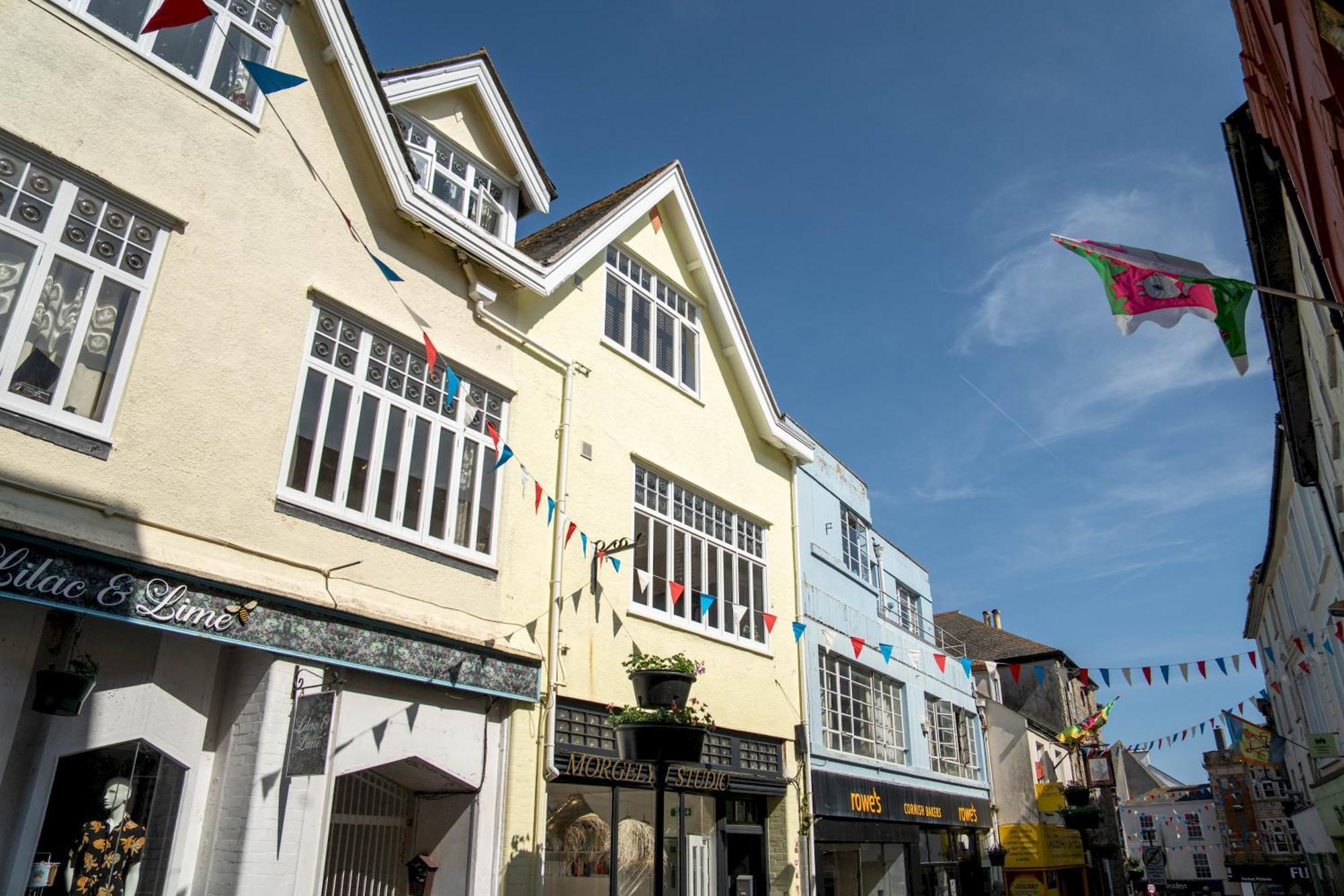 Contemporary First Floor Apartment Central Penzance Exterior foto