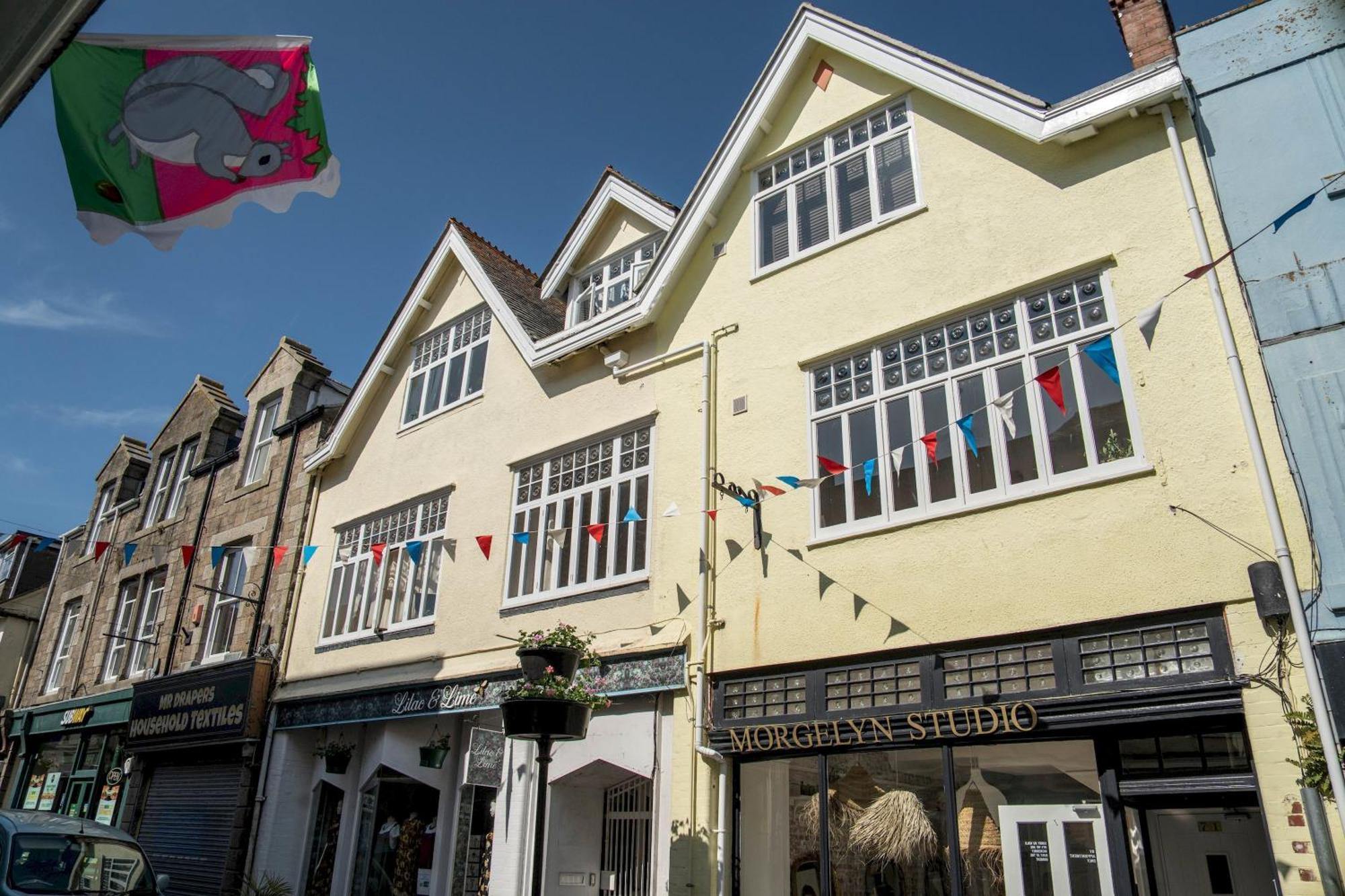 Contemporary First Floor Apartment Central Penzance Exterior foto