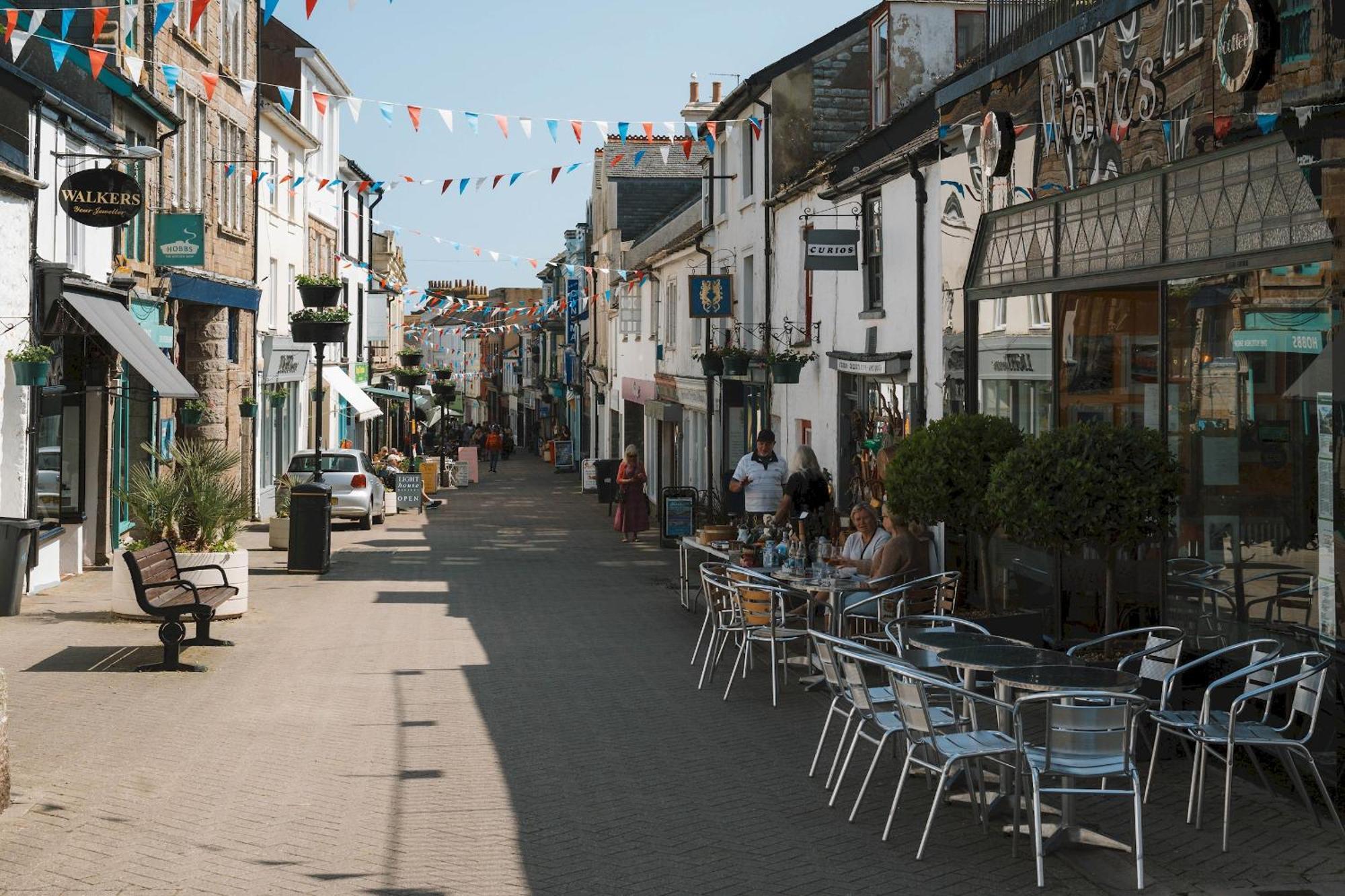 Contemporary First Floor Apartment Central Penzance Exterior foto