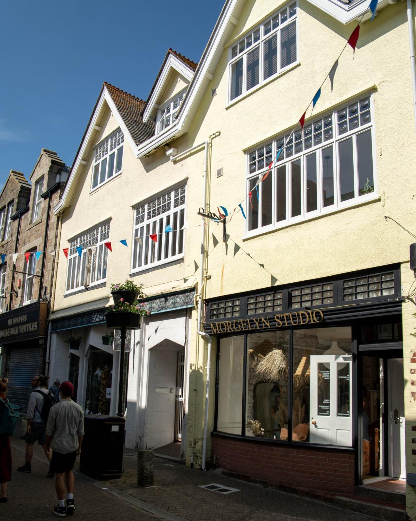 Contemporary First Floor Apartment Central Penzance Exterior foto